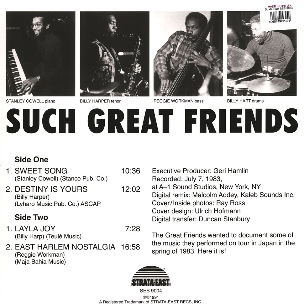 Stanley Cowell & Billy Harper & Others - Such Great Friends