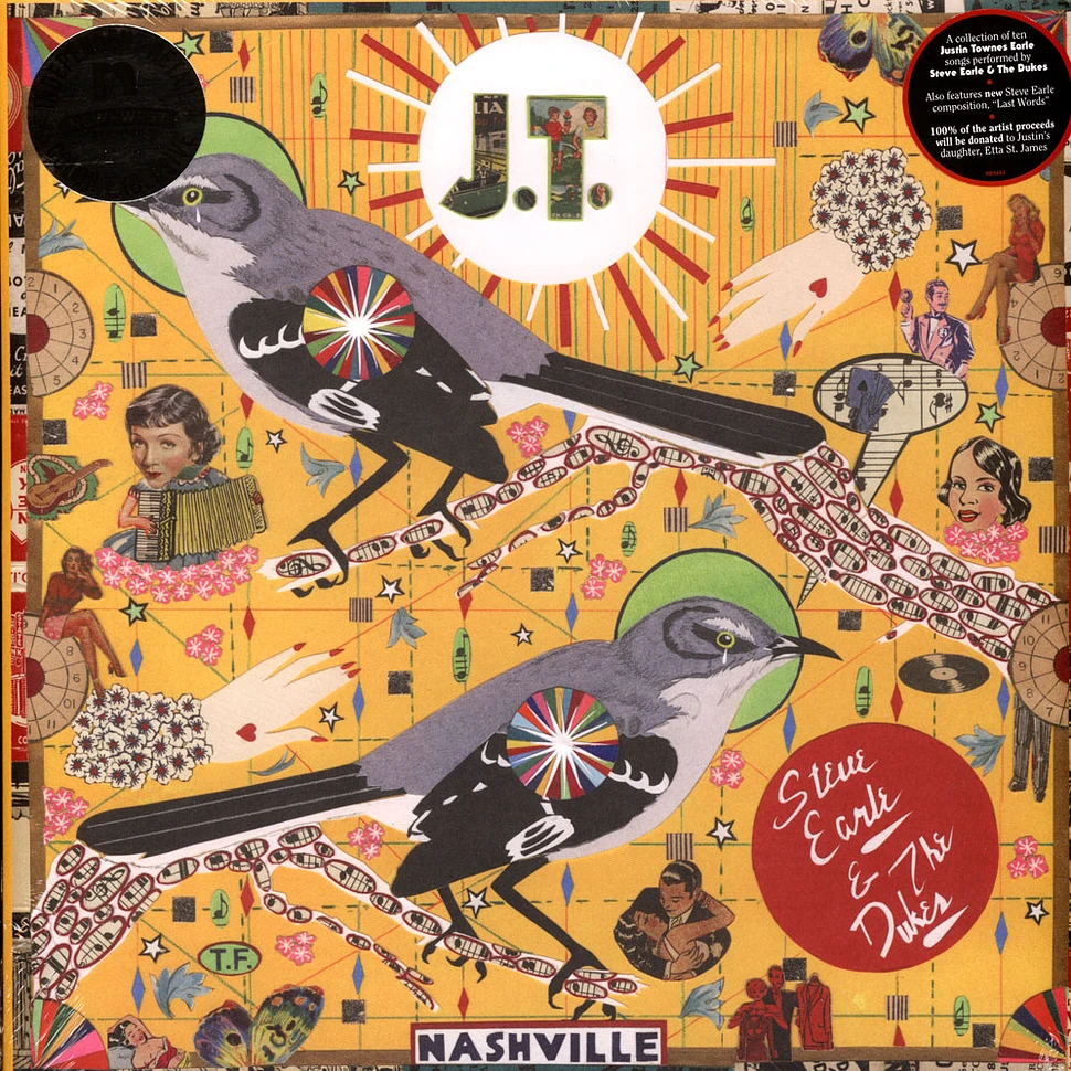 Steve Earle & The Dukes - J.T. Colored Vinyl Edition
