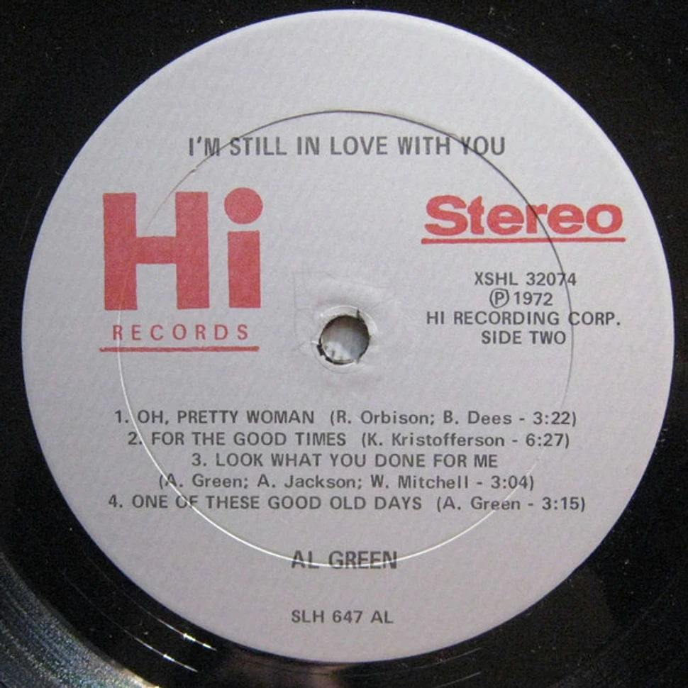 Al Green - I'm Still In Love With You