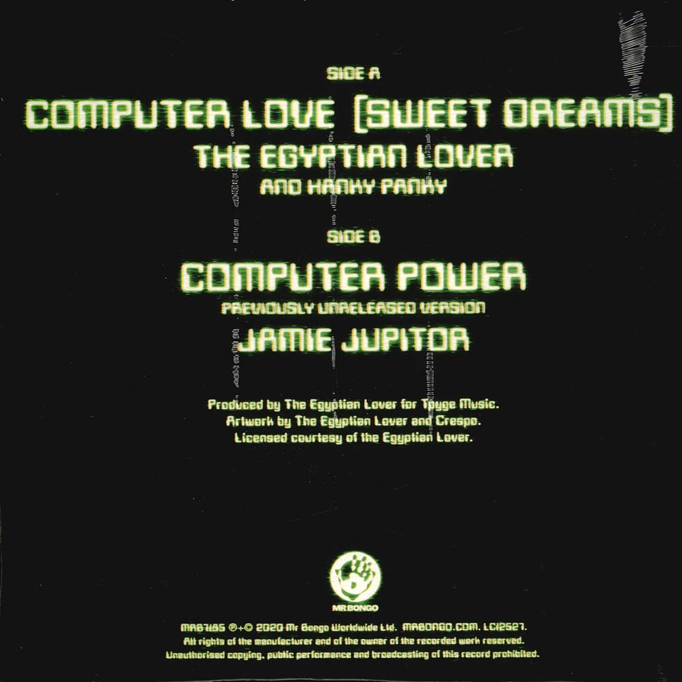 Egyptian Lover - Computer Love Black Vinyl Edition