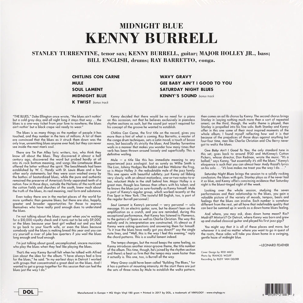 Kenny Burrell - Midnight Blue