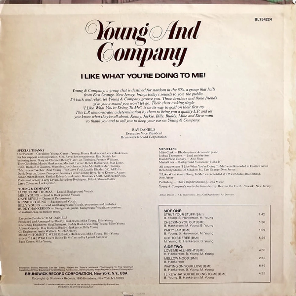 Young & Company - I Like What You're Doing To Me!