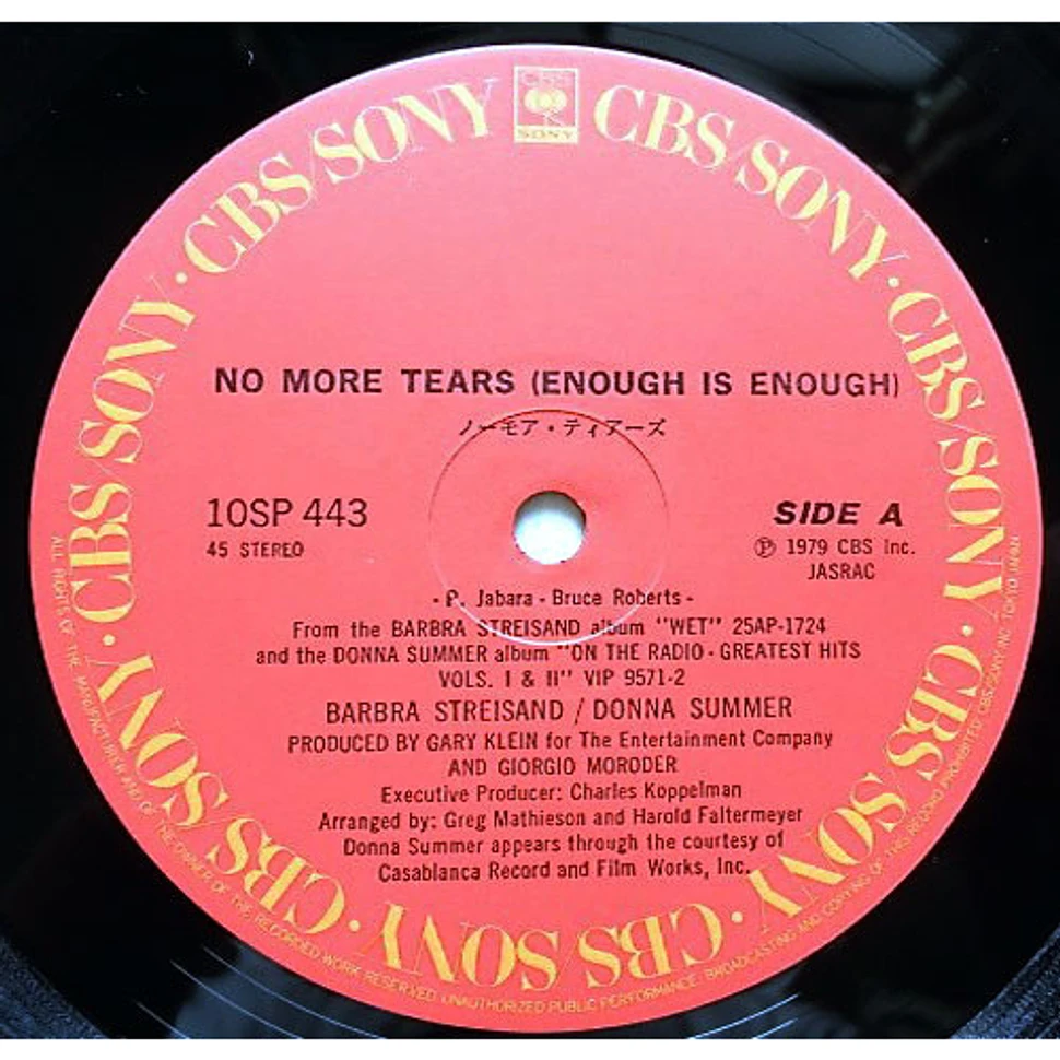 Barbra Streisand / Donna Summer - No More Tears (Enough Is Enough)