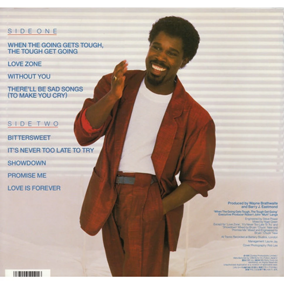 Billy Ocean - Love Zone