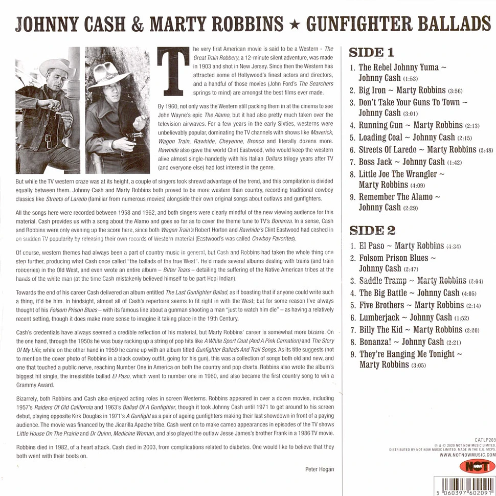 Johnny Cash & Marty Robbins - Gunfighter Ballads