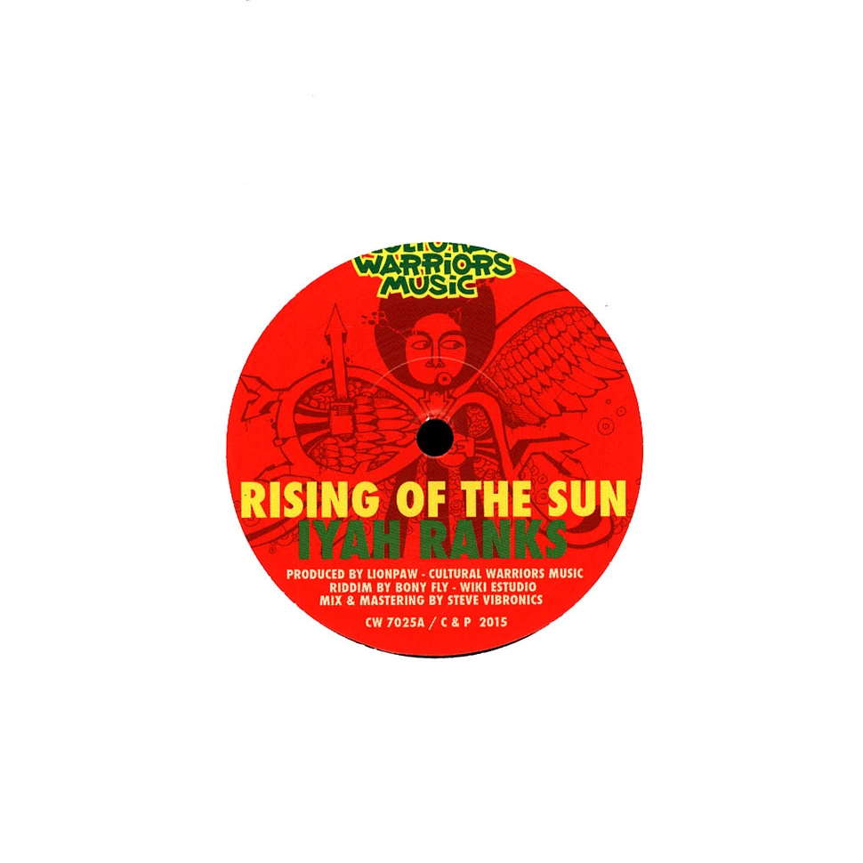 Iyah Ranks / Bony Fly - Rising Of The Sun / Dub