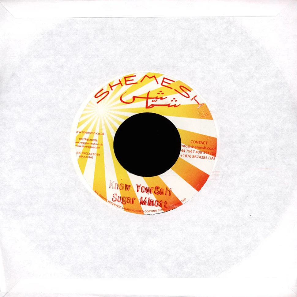 Sugar Minott / Lion Tempo - Know Yourself / Tings & Times