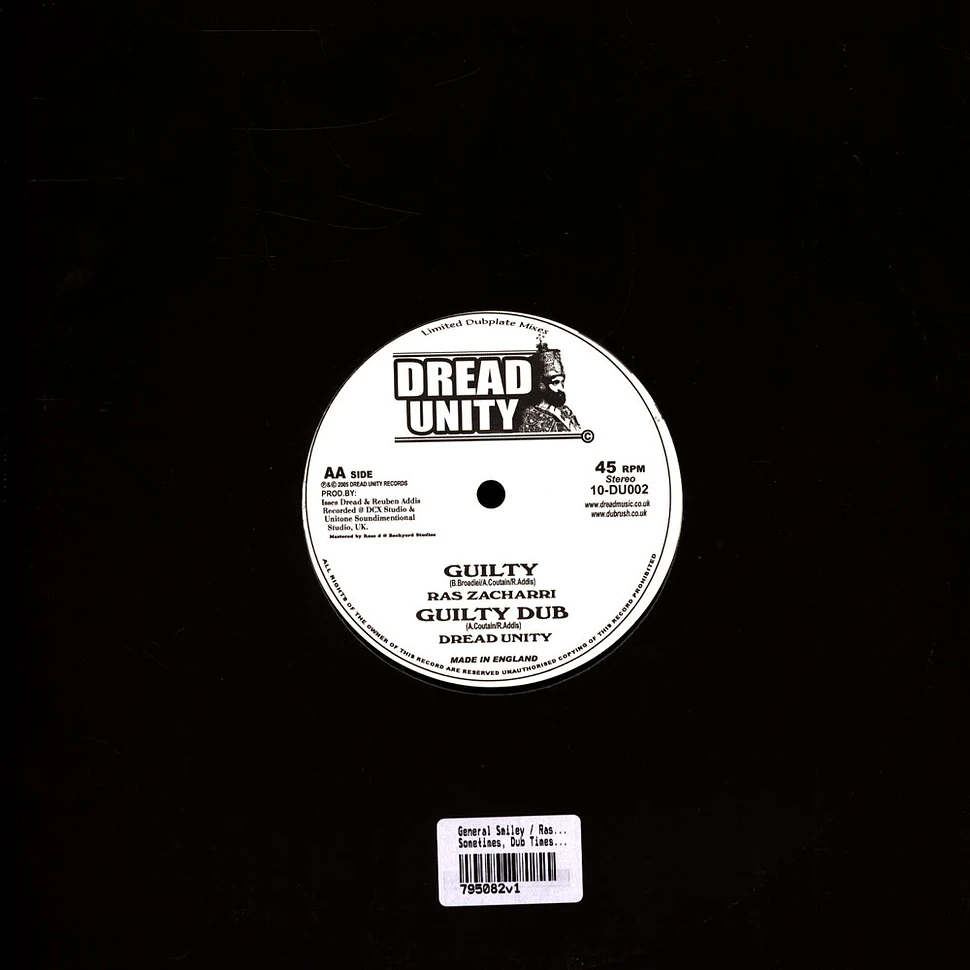 General Smiley / Ras Zacharri - Sometimes, Dub Times / Guilty, Dub