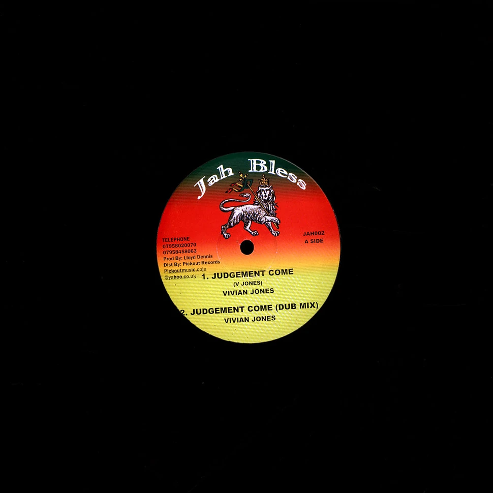 Vivian Jones / Pickout Allstar - Judgement Come, Dub Mix / Mix One, Mix Two