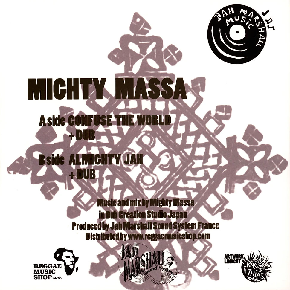 Mighty Massa - Confuse The World, Dub / Almighty Jah, Dub