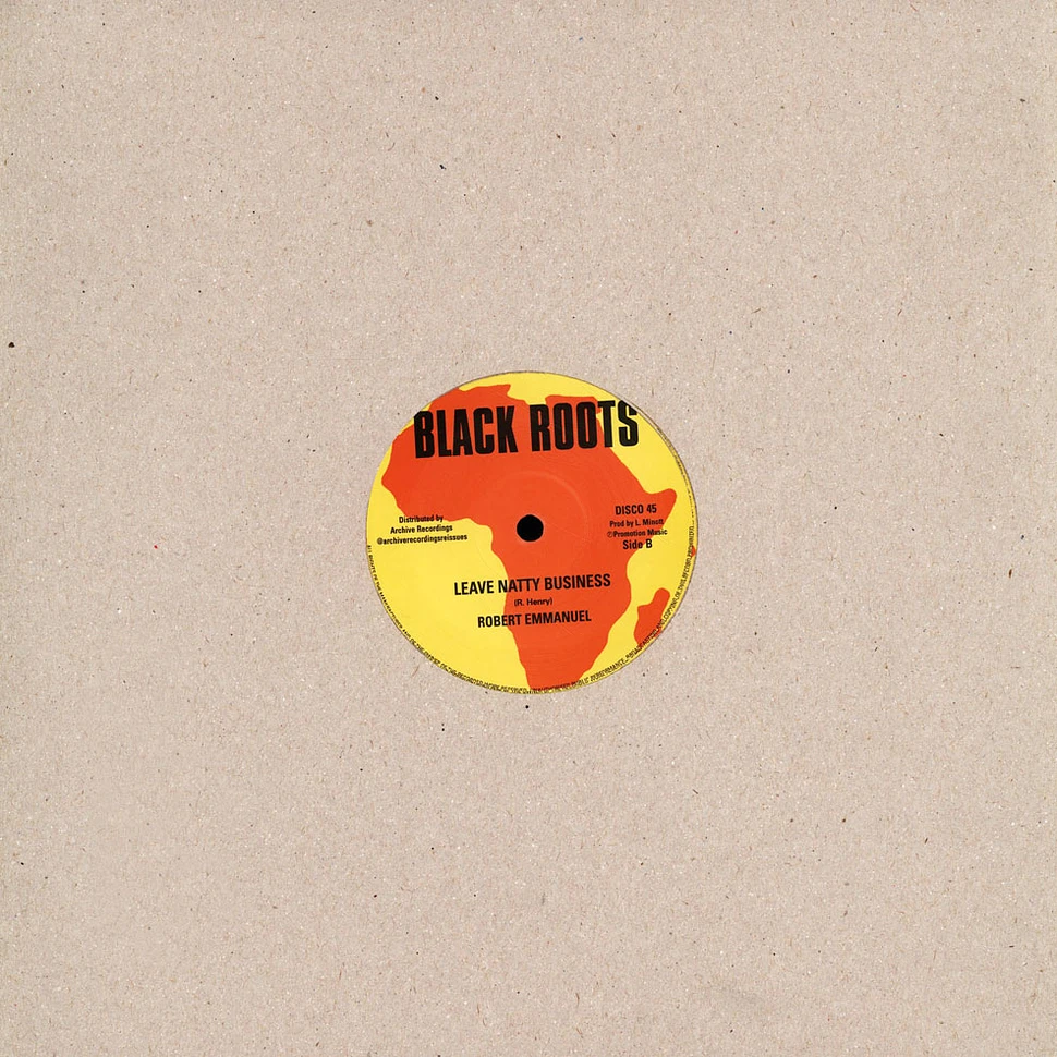 Barrington Levy & Darbaz / Robert Emmanuel - Jah Black, Dub / Leave Natty Business, Dub