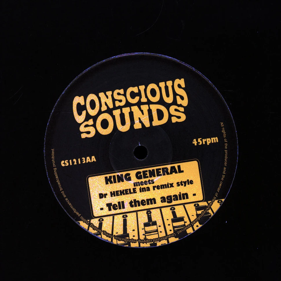 King General / King General Meets Dr Heckle - Jah Army, Dub / Tell Them Again Remix, Dub