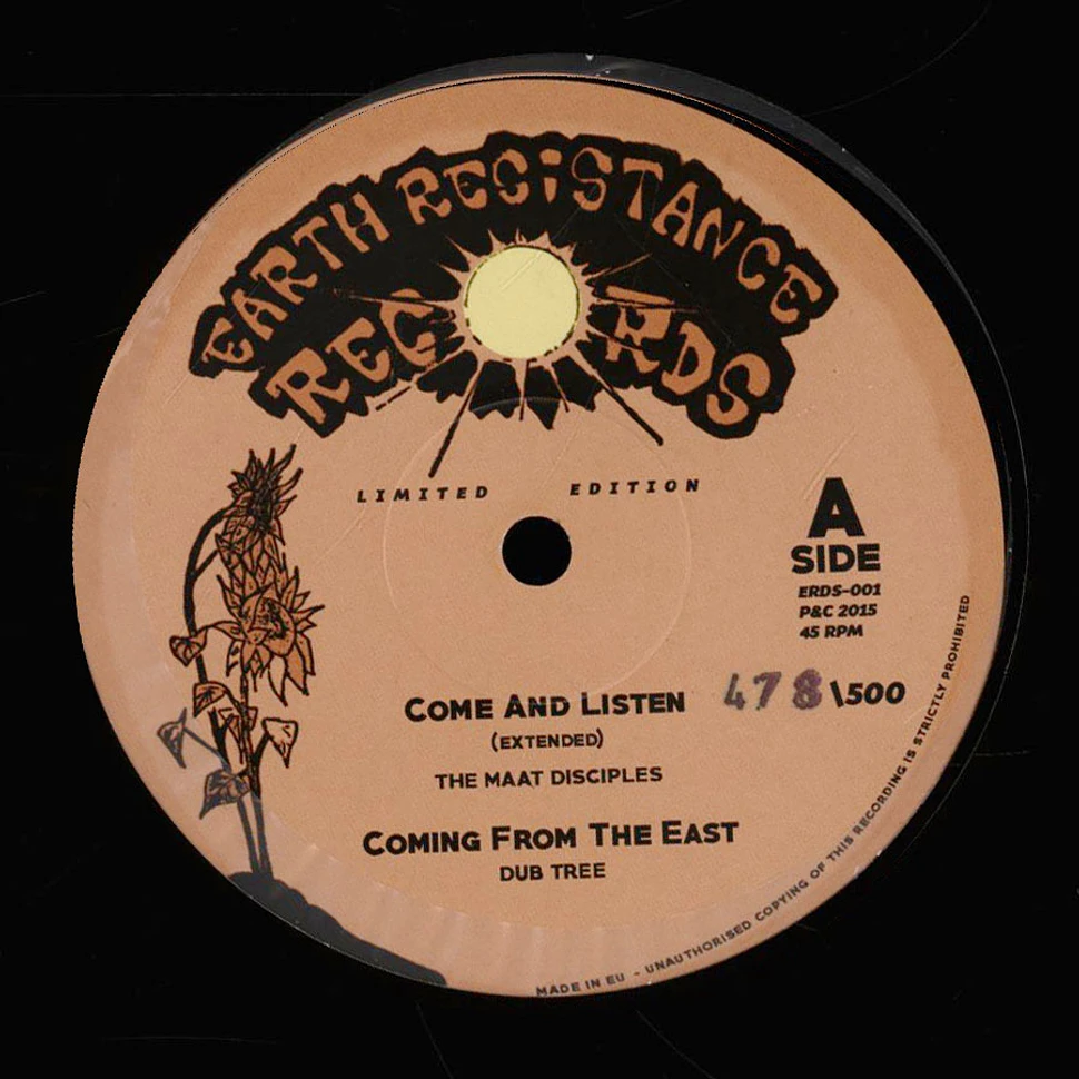 Maat Disciples, Dub Tree / Ital Horns & Reality Souljah - Come & Listen, Coming From The East / Indoctrination, Dub, Neil Perch Mix