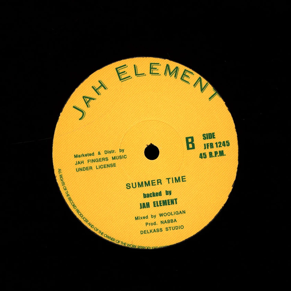 Jah Element - Jah Alone / Summer Time