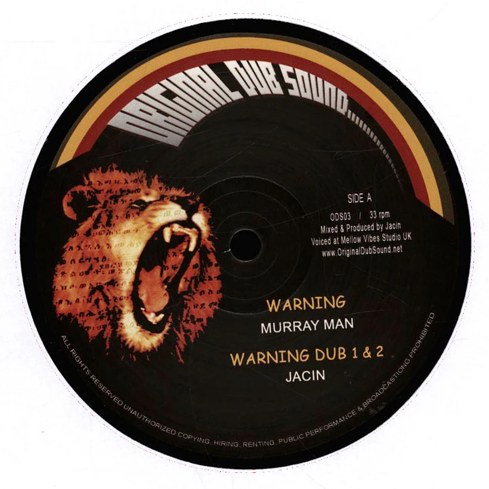Murray Man, Jacin / Jacin - Warning, Dub 1 & 2 / Better Days, Spell On Dub
