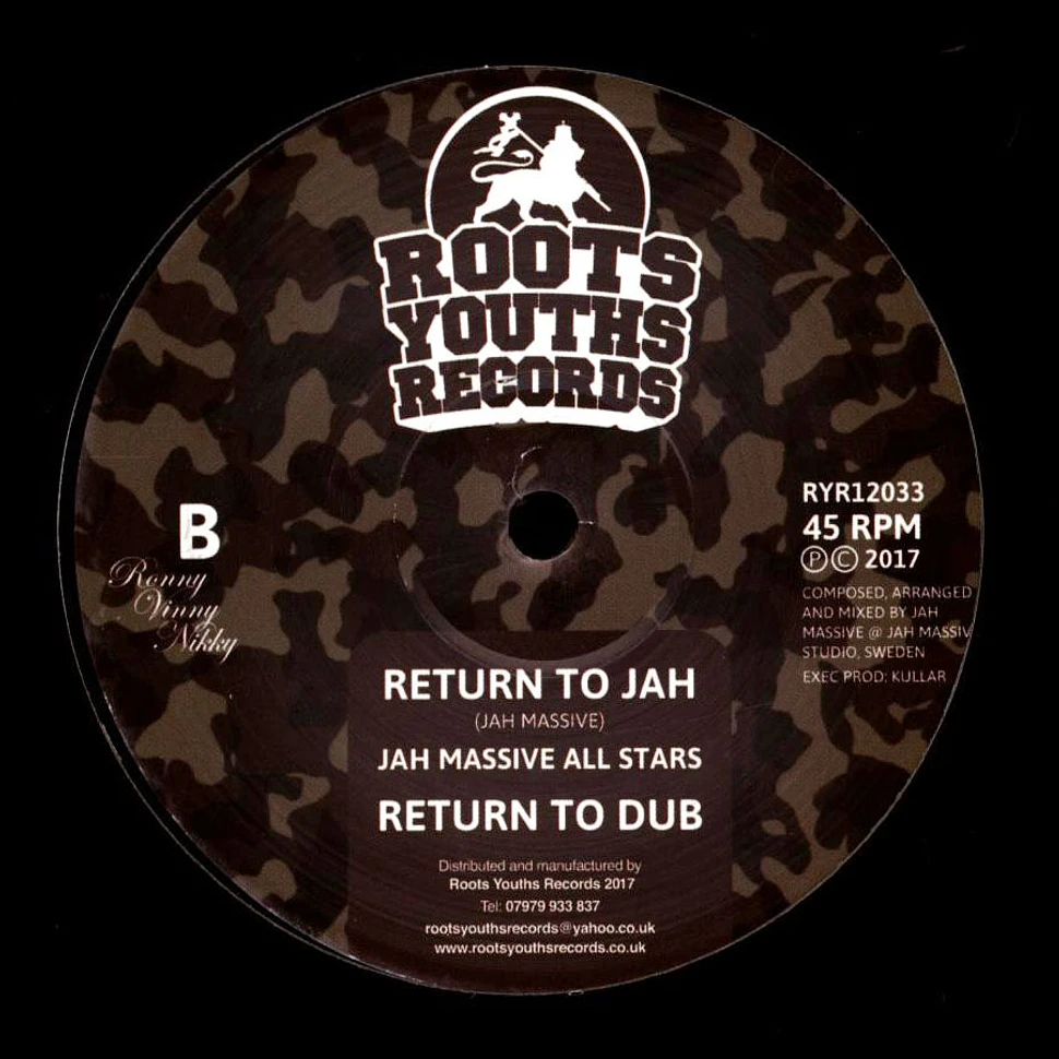 Jah Massive All Stars - Promised Land, Dub / Return To Jah, Dub