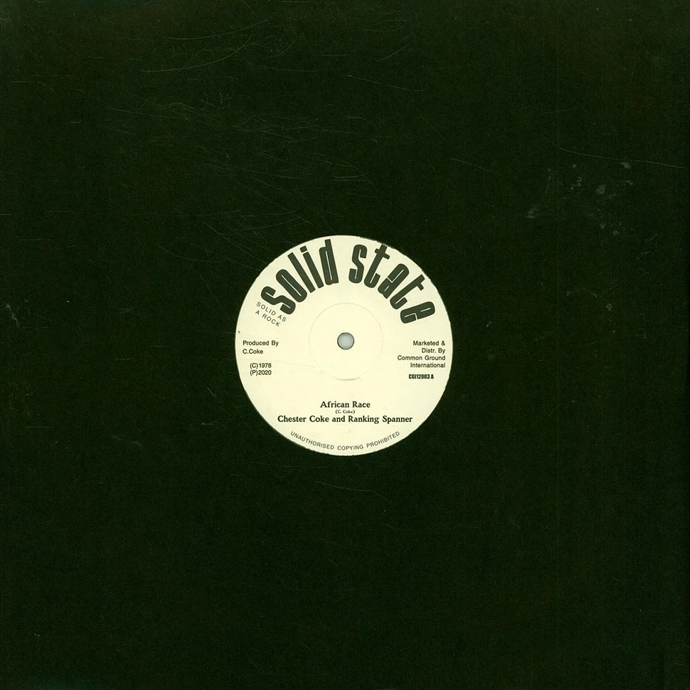 Chester Coke & Ranking Spanner / Solid State All Stars - African Race / Version Extended