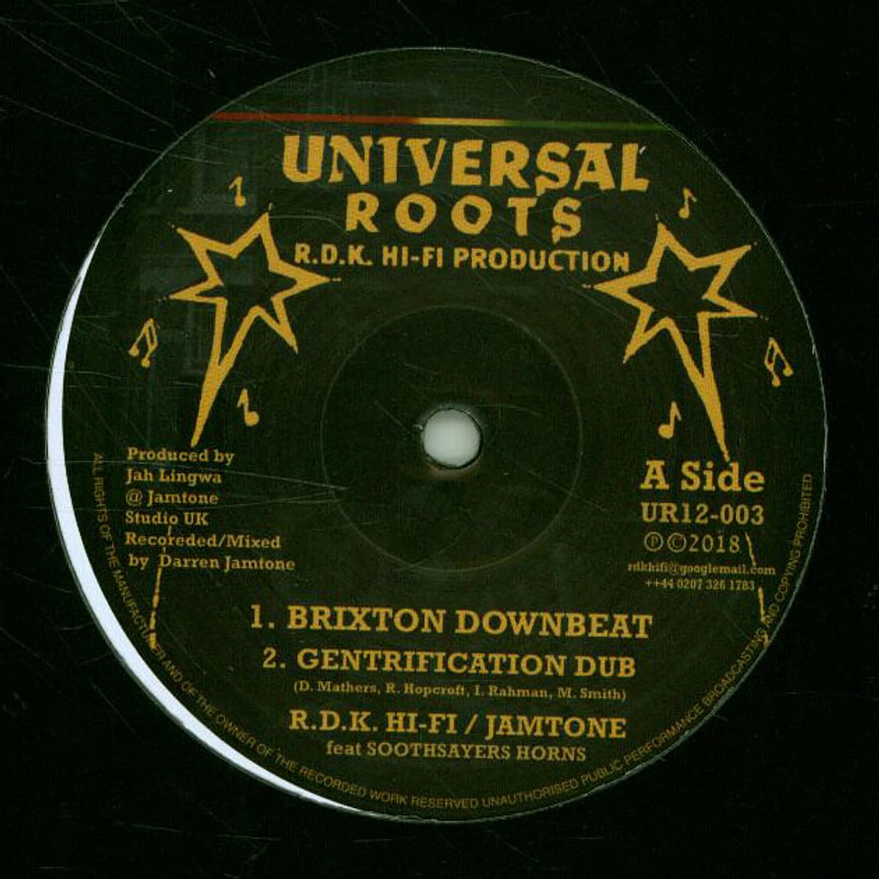 Rdk Hifi & Jamtone - Brixton Downbeat, Gentrification Dub /Acre Lane Dub, Jimmy Becker Special