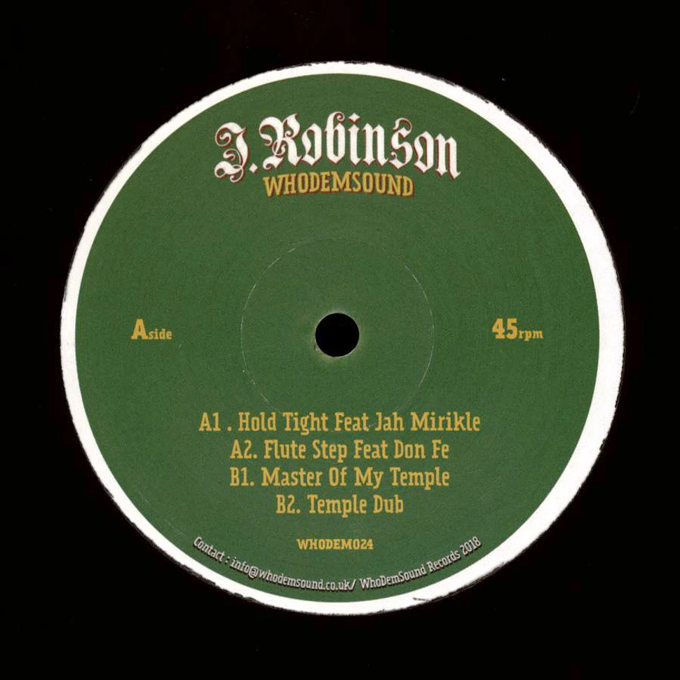 Jah Mirikle, Don Fe / J Robinson - Hold Tight, Flute Step / Master Of My Temple, Dub