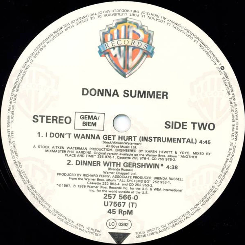 Donna Summer - I Don't Wanna Get Hurt (Extended Version)