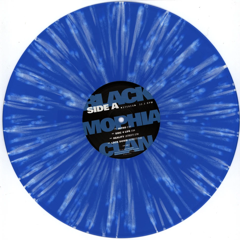 Black Mophia Clan - Dmc 4 Life Splatter White Blue Vinyl Edition