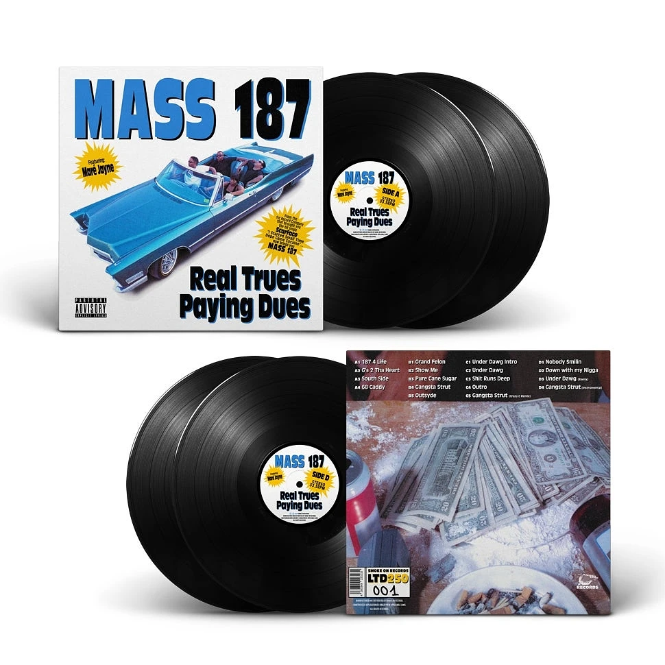 Mass187 - Real True Paying Dues OG Black Vinyl Edition - Vinyl 2LP ...