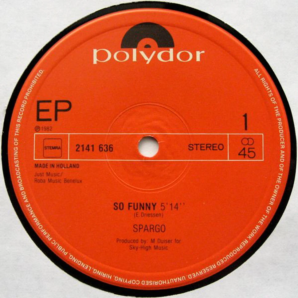 Spargo - So Funny (Special Maxi Version)