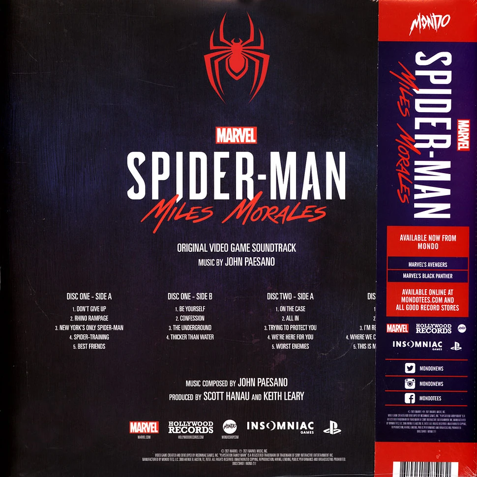 John Paesano - OST Marvel's Spider-Man: Miles Morales
