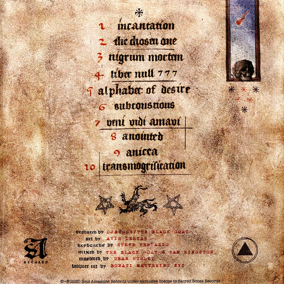 DJ Muggs The Black Goat - Dies Occidendum Red Vinyl Edition