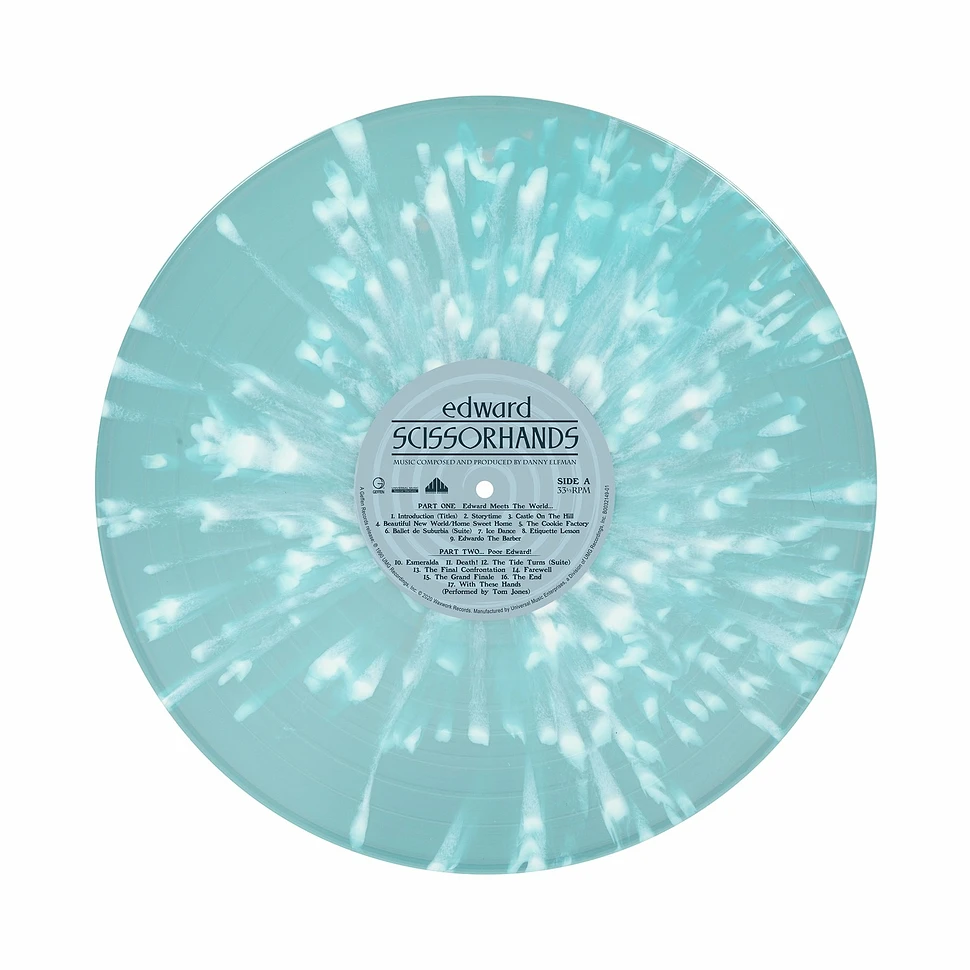 Danny Elfman - OST Edward Scissorhands 30th Anniversary Ice Sculpture Blue Vinyl Edition