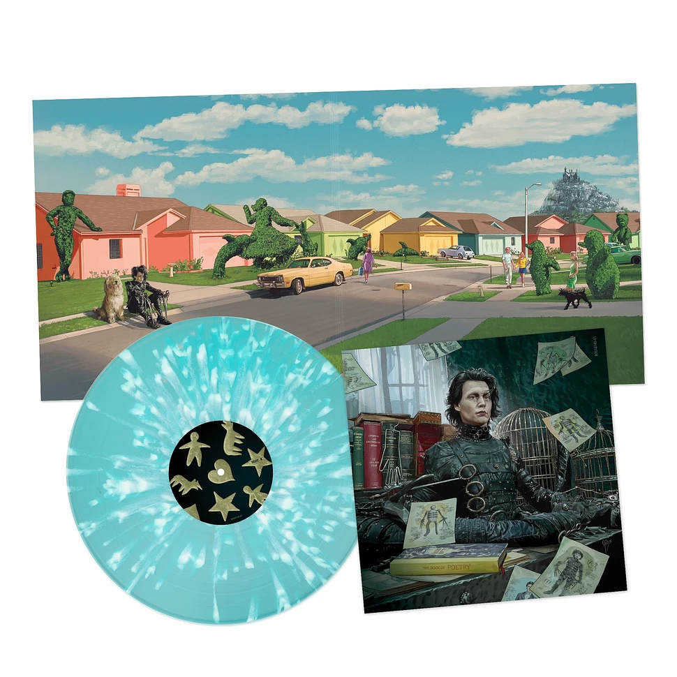 Danny Elfman - OST Edward Scissorhands 30th Anniversary Ice Sculpture Blue Vinyl Edition