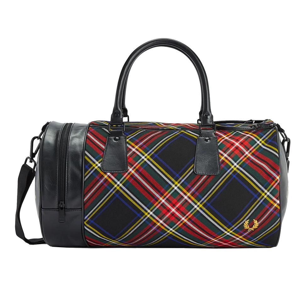 Fred Perry - Tartan Barrel Bag