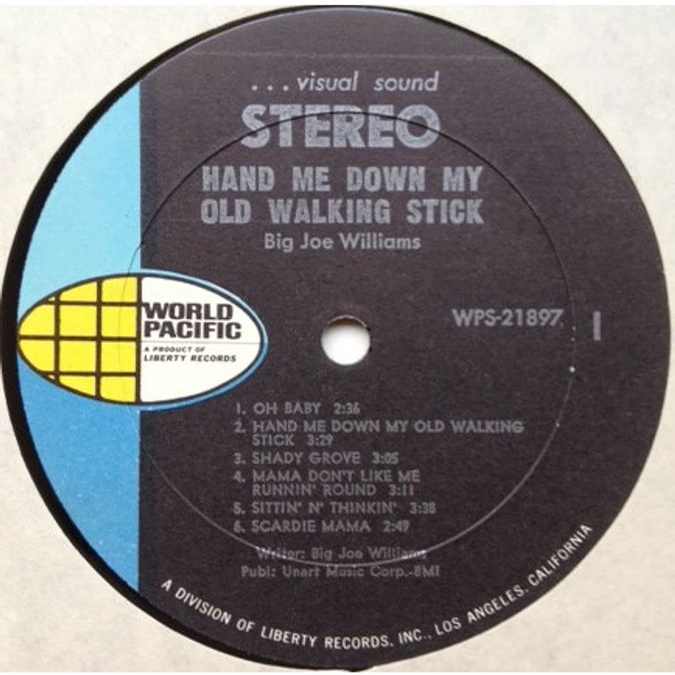 Big Joe Williams - Hand Me Down My Old Walking Stick