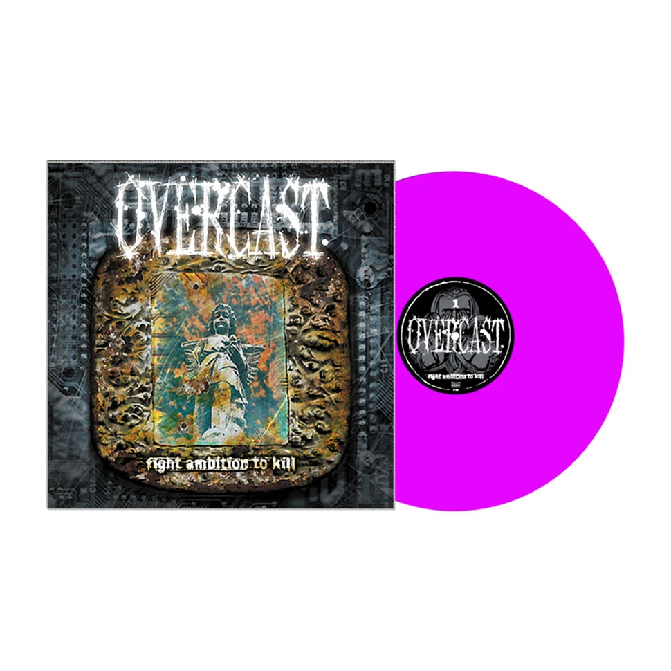 Overcast - Fight Ambition To Kill Neon Purple Vinyl Edition
