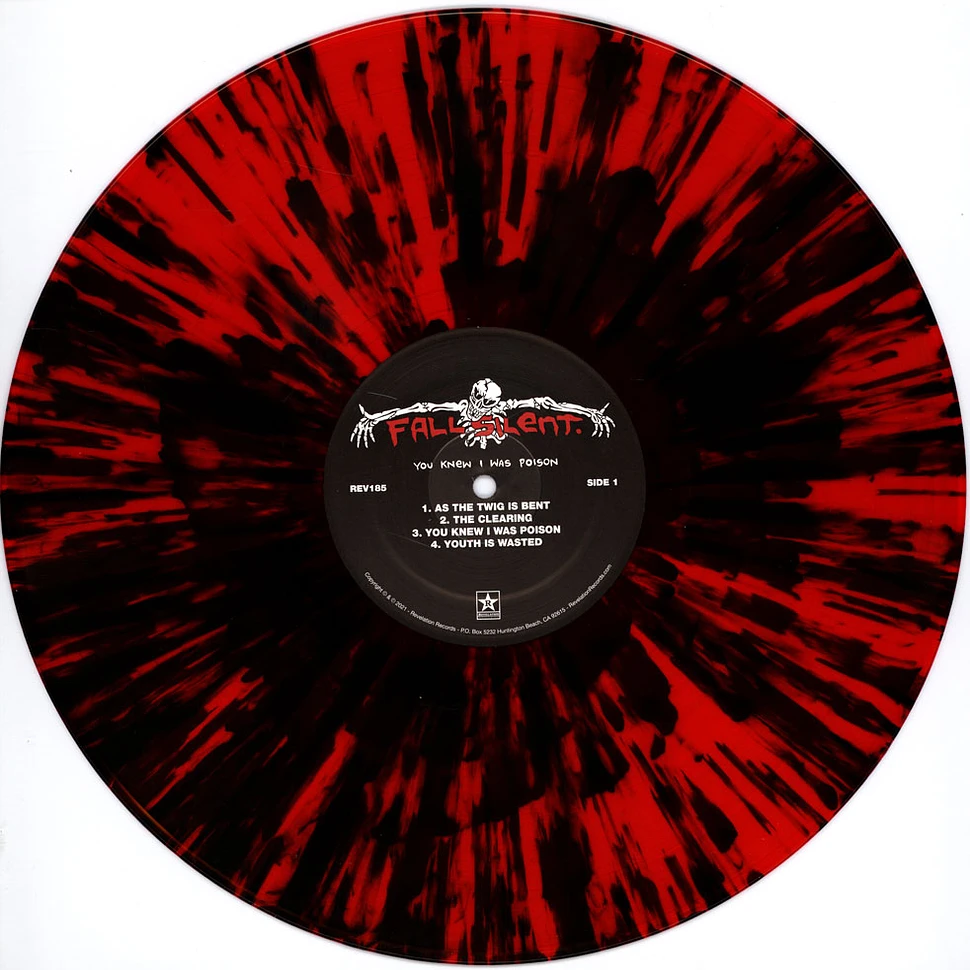 Fall Silent - You Knew I Was Poison Red With Black Splatter Vinyl Edition
