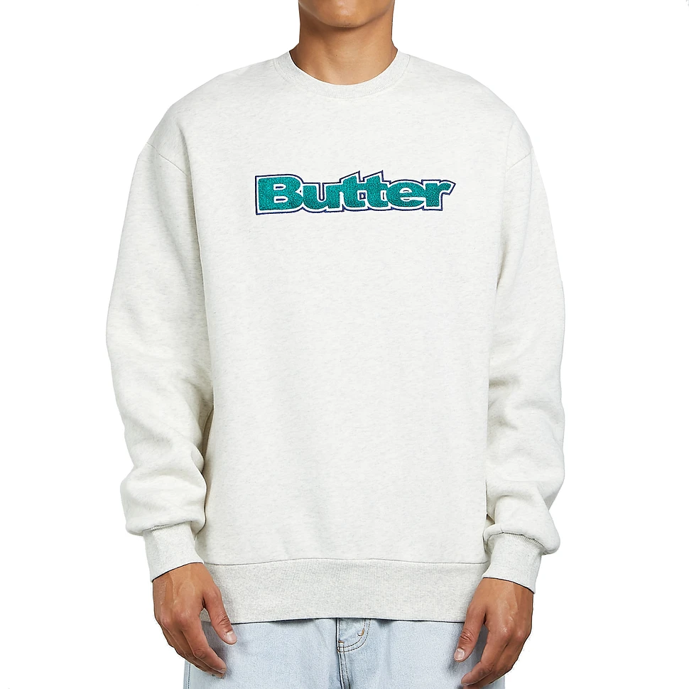 Butter Goods - Chenille Logo Crewneck Sweatshirt