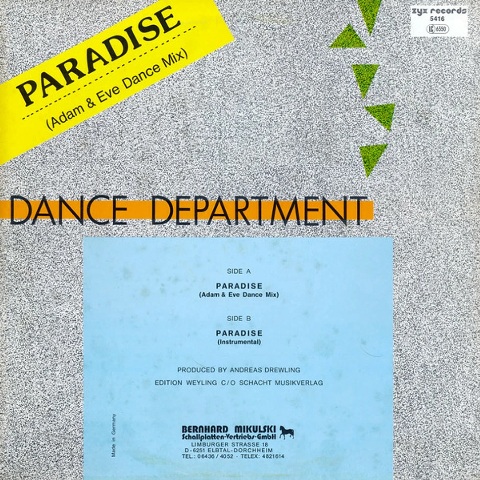 Dance Department - Paradise