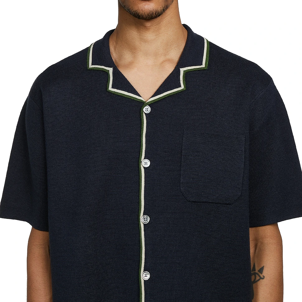Stüssy - Stripe Edge Knit Shirt