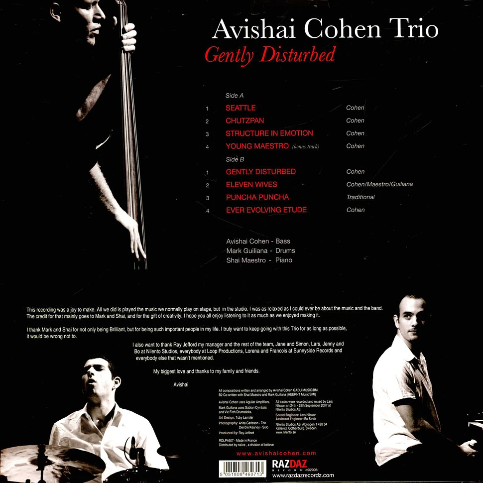 Avishai Cohen Trio - Gently Disturbed