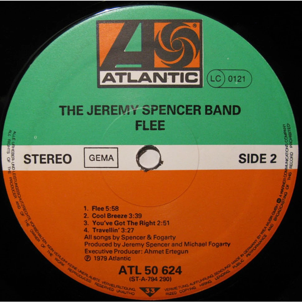 The Jeremy Spencer Band - Flee
