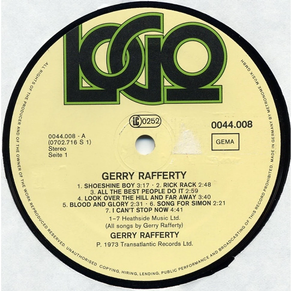 Gerry Rafferty - Gerry Rafferty