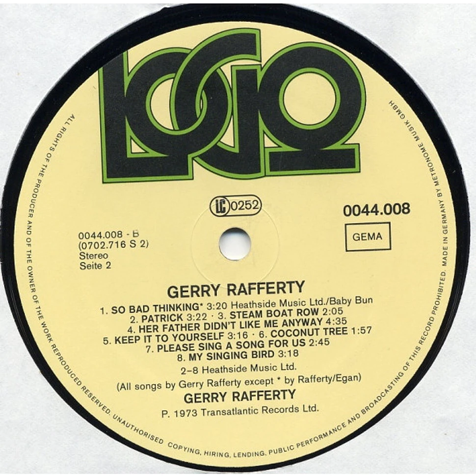 Gerry Rafferty - Gerry Rafferty