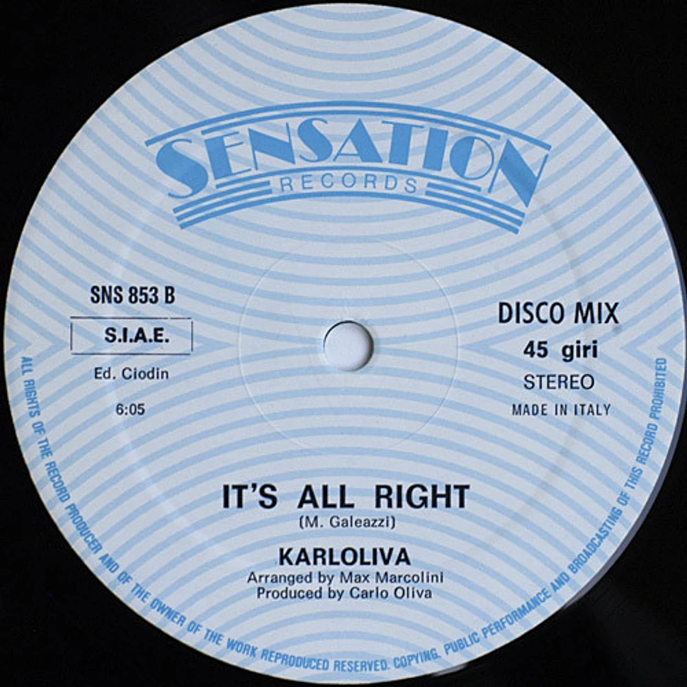 Karl Olivas - It's All Right