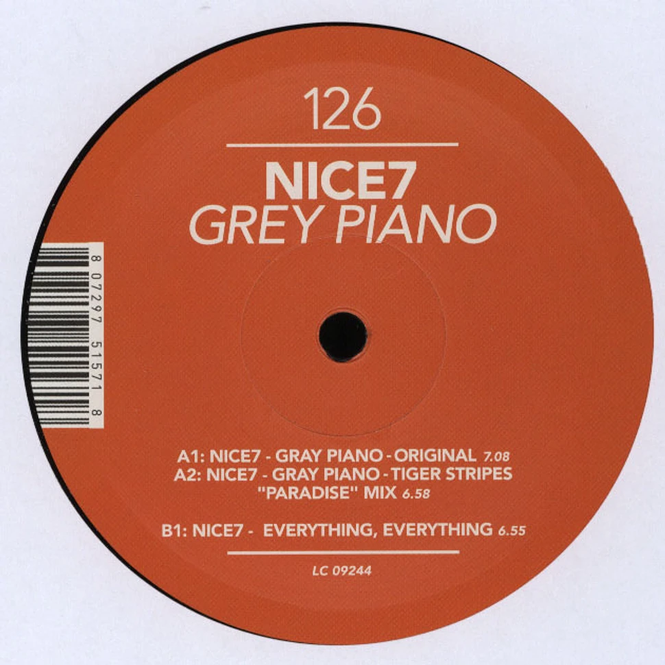NiCe7 - Gray Piano Ep