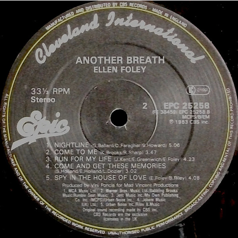 Ellen Foley - Another Breath