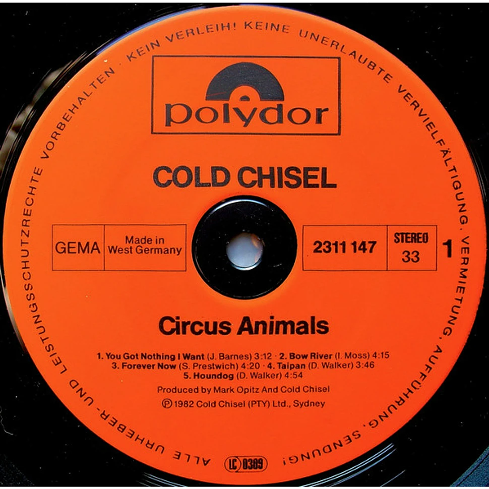 Cold Chisel - Circus Animals