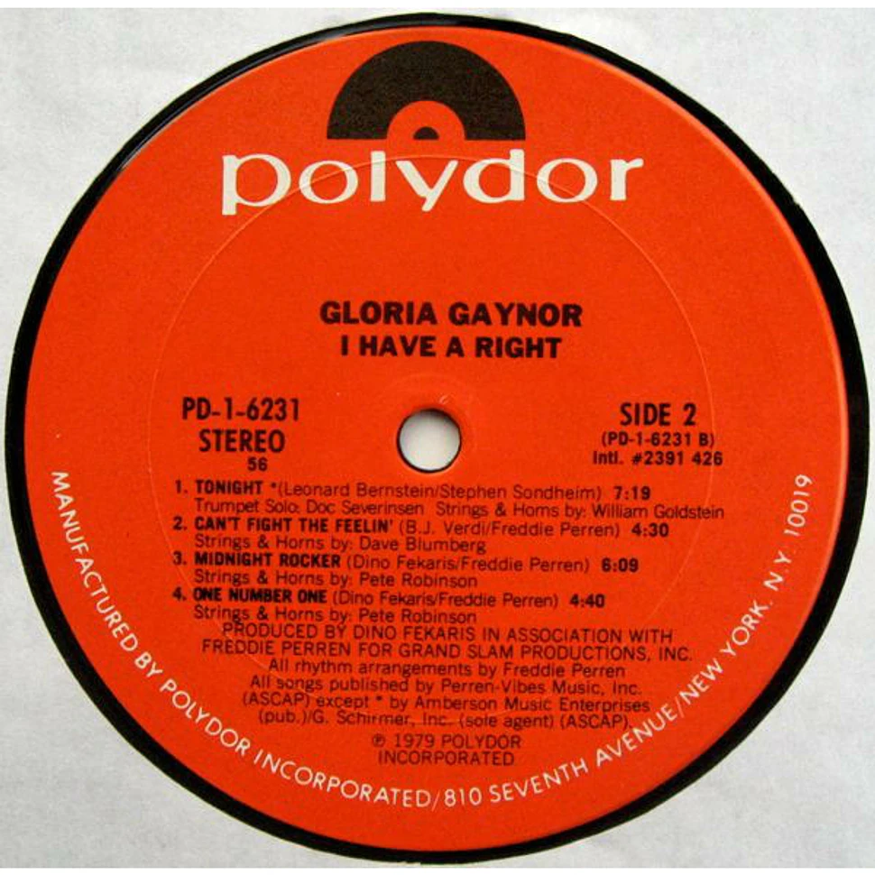 Gloria Gaynor - I Have A Right