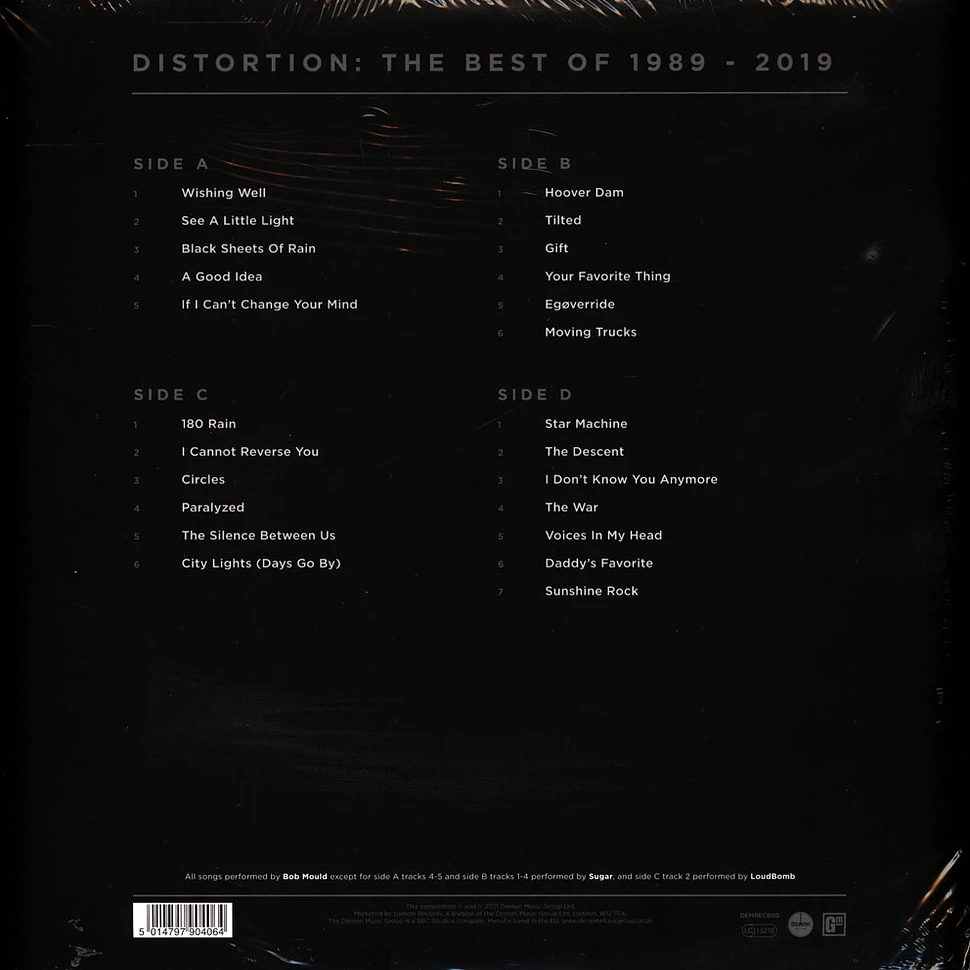 Bob Mould - Distortion: Best 1989-2019 Black Vinyl Edition