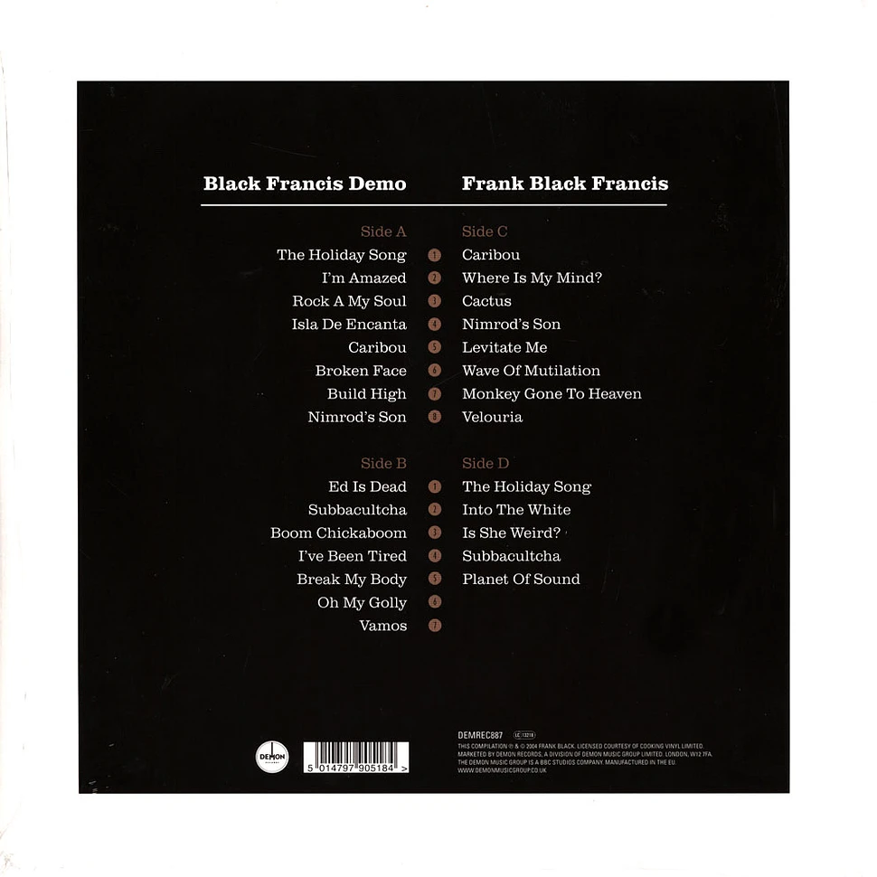Frank Black - Frank Black Francis White Vinyl Edition