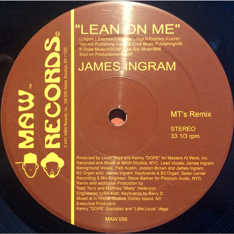 James Ingram - Lean On Me